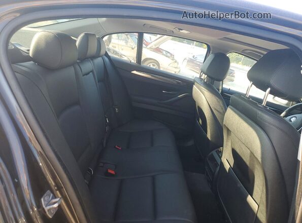WBA5A7C54GG642173 2016 BMW 5 SERIES Charcoal Rear seats view