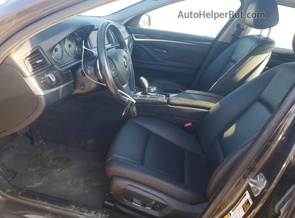 WBA5A7C54GG642173 2016 BMW 5 SERIES Charcoal Front interior view