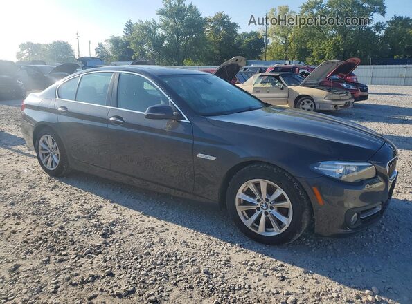 WBA5A7C54GG642173 2016 BMW 5 SERIES Charcoal Front right