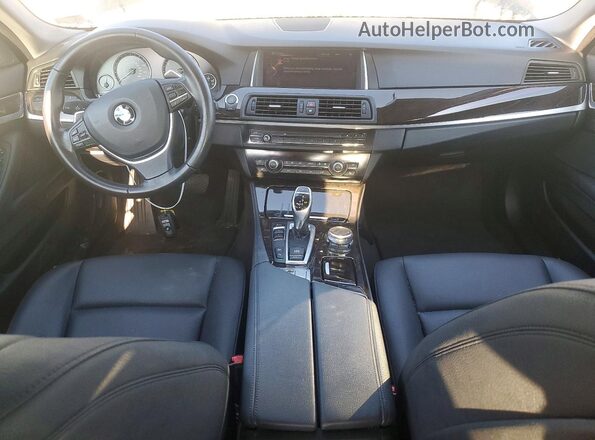 WBA5A7C54GG642173 2016 BMW 5 SERIES Charcoal Dashboard view