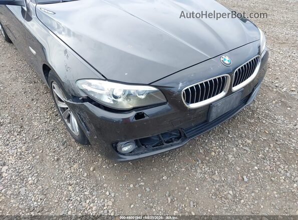 WBA5A7C57GG146395 2016 BMW 5 SERIES Black Вид спереду