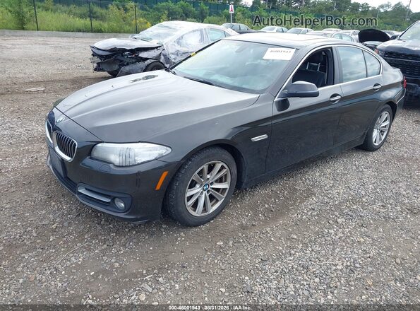 WBA5A7C57GG146395 2016 BMW 5 SERIES Black Передня ліва чверть