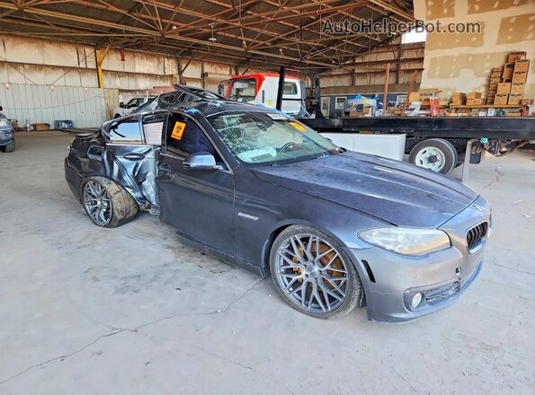WBA5B1C54GG131363 2016 BMW 5 SERIES Gray Передня права чверть