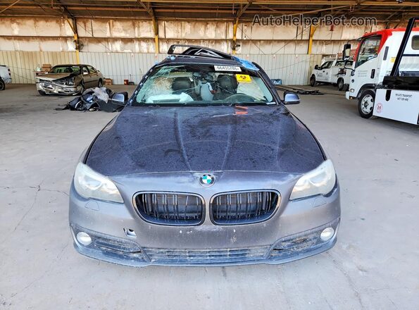 WBA5B1C54GG131363 2016 BMW 5 SERIES Gray Вид спереду