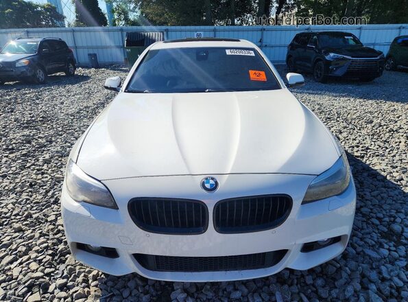 WBA5B3C55GG255539 2016 BMW 5 SERIES White Вид спереду