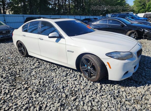 WBA5B3C55GG255539 2016 BMW 5 SERIES White Передня права чверть