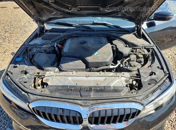 WBA5R1C05LFH39718 2020 BMW 3 SERIES Black უკანა სალონის ხედი
