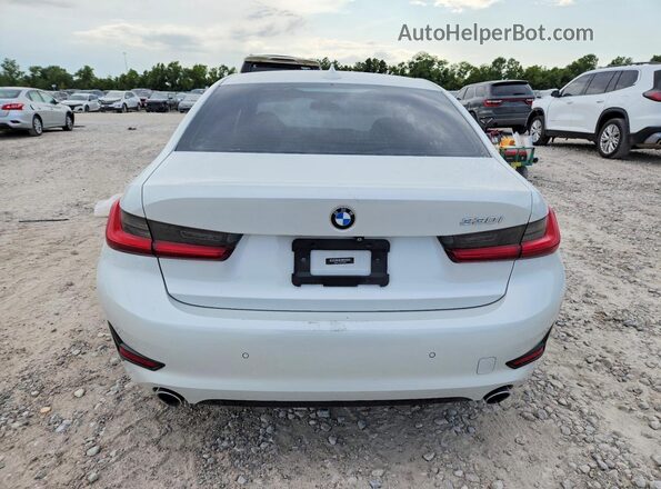 WBA5R1C5XKAJ99884 2019 BMW 3 SERIES White Rear view