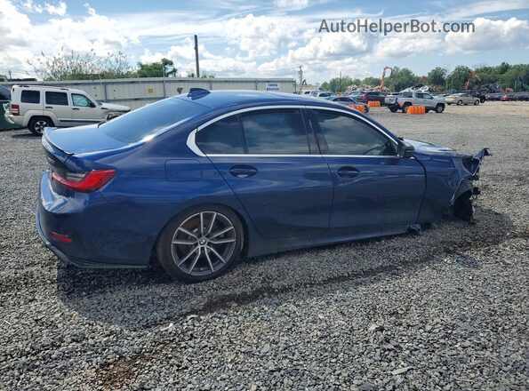 WBA5R7C57KAJ85055 2019 BMW 3 SERIES Blue Задня права чверть