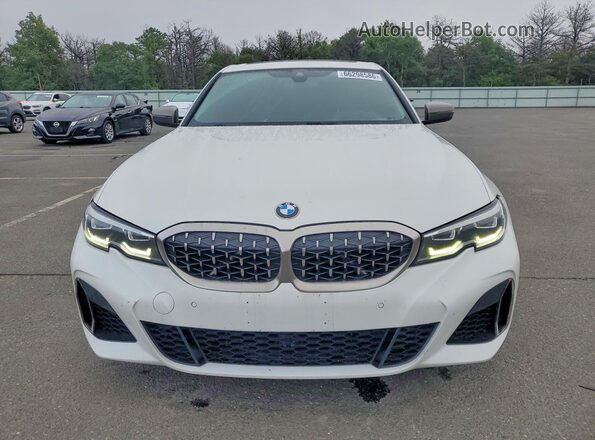 WBA5U9C02LFH25482 2020 BMW M3 White Դիմացի տեսք