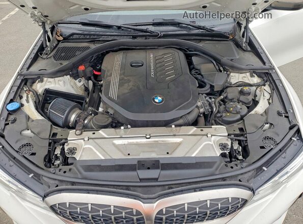 WBA5U9C02LFH25482 2020 BMW M3 White Սալոնի հետևի տեսք