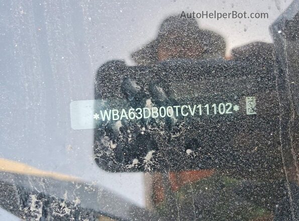WBA63DB00TCV11102 2026 BMW M4 Gray VIN կոդի պիտակի տեսք