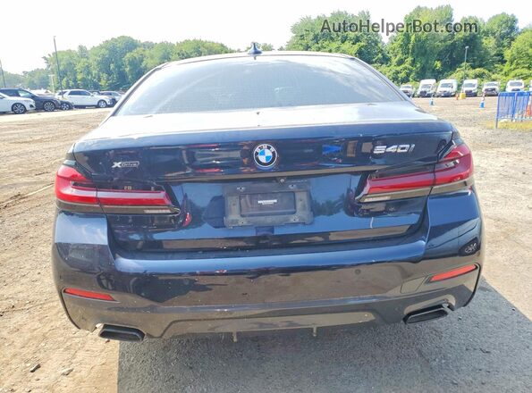 WBA73BJ03NWX68735 2022 BMW 5 SERIES Черный Вид сзади