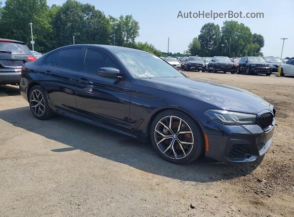 WBA73BJ03NWX68735 2022 BMW 5 SERIES Черный Передняя правая четверть