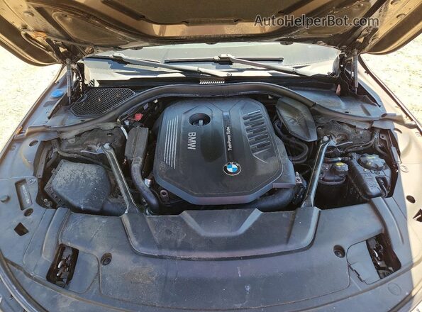 WBA7E2C51HG739395 2017 BMW 7 SERIES Charcoal Widok wnętrza z tyłu