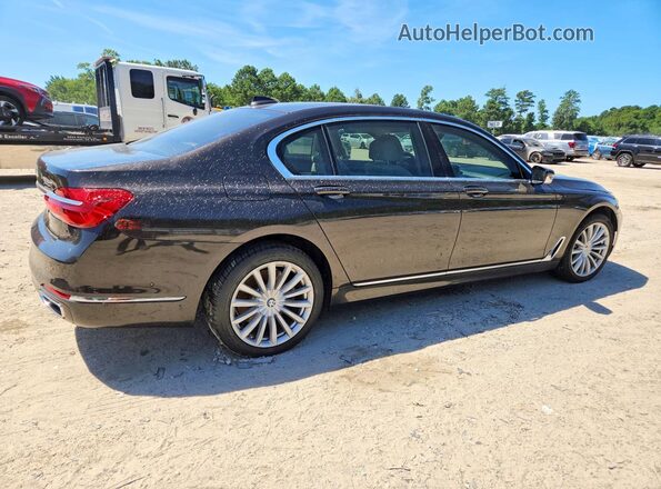 WBA7E2C51HG739395 2017 BMW 7 SERIES Charcoal Tył prawy