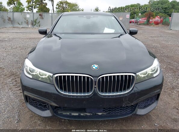 WBA7E2C54GG547239 2016 BMW 7 SERIES Black Դիմացի տեսք