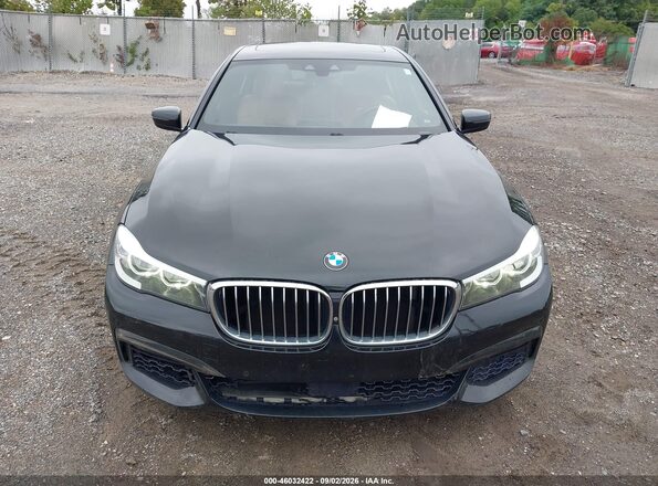 WBA7E2C54GG547239 2016 BMW 7 SERIES Black Սարքավորումների վահանակի տեսք