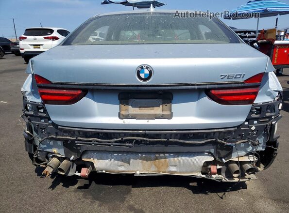 WBA7F0C54JGM23822 2018 BMW 7 SERIES White Vista trasera