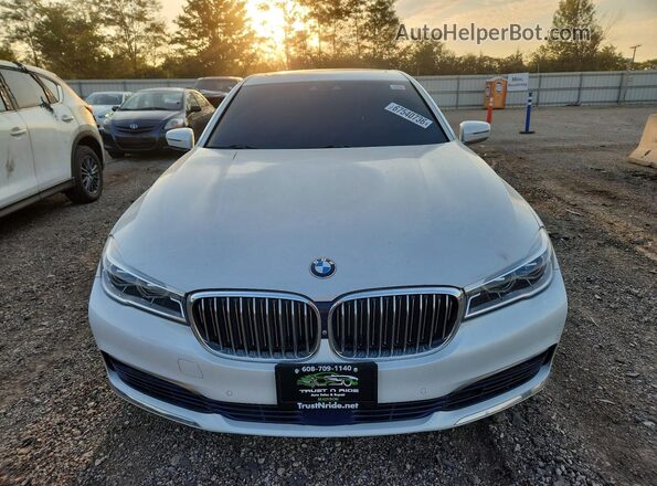 WBA7F2C51HG422231 2017 BMW 7 SERIES White წინა ხედი