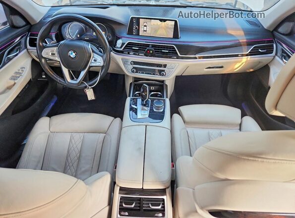 WBA7F2C51HG422231 2017 BMW 7 SERIES White წინა პანელის ხედი