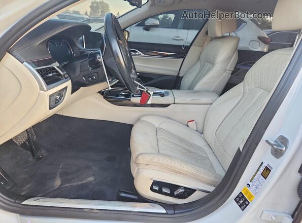 WBA7F2C51HG422231 2017 BMW 7 SERIES White წინა სალონის ხედი