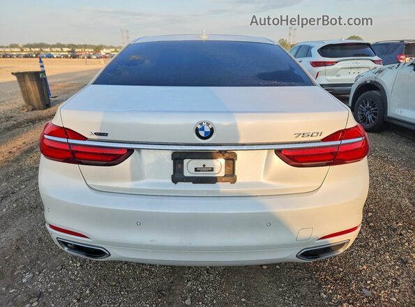 WBA7F2C51HG422231 2017 BMW 7 SERIES White უკანა ხედი