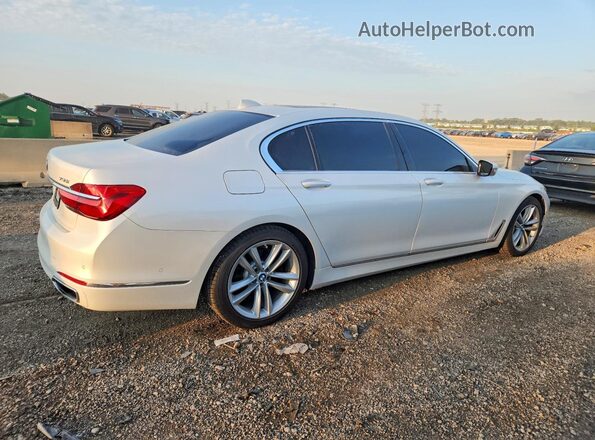 WBA7F2C51HG422231 2017 BMW 7 SERIES White უკანა მარჯვენა