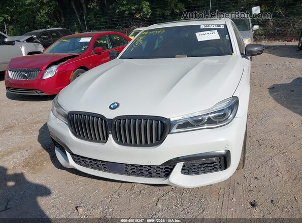 WBA7F2C5XGG418841 2016 BMW 7 SERIES White Widok zestawu wskaźników