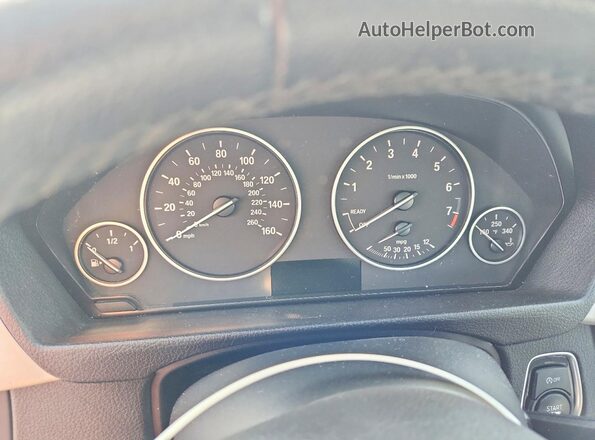 WBA8A3C52GK551504 2016 BMW 3 SERIES Silver ხელსაწყოთა პანელის ხედი