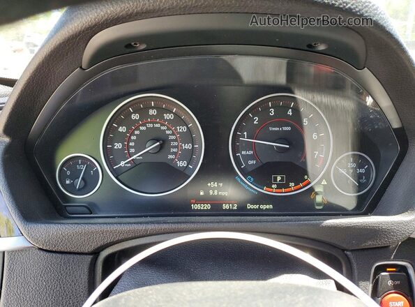 WBA8B7G51HNU37461 2017 BMW 3 SERIES White Սարքավորումների վահանակի տեսք