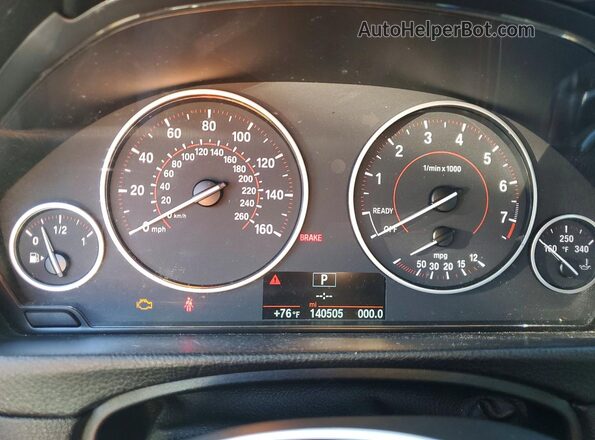 WBA8B9C37HK885298 2017 BMW 3 SERIES White Vista del cuadro de instrumentos