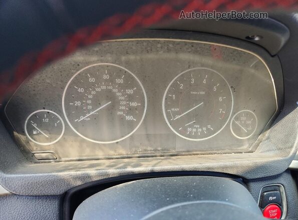 WBA8B9G34HNU55818 2017 BMW 3 SERIES Черный Вид щитка приборов