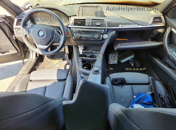 WBA8B9G34HNU55818 2017 BMW 3 SERIES Черный Вид панели приборов