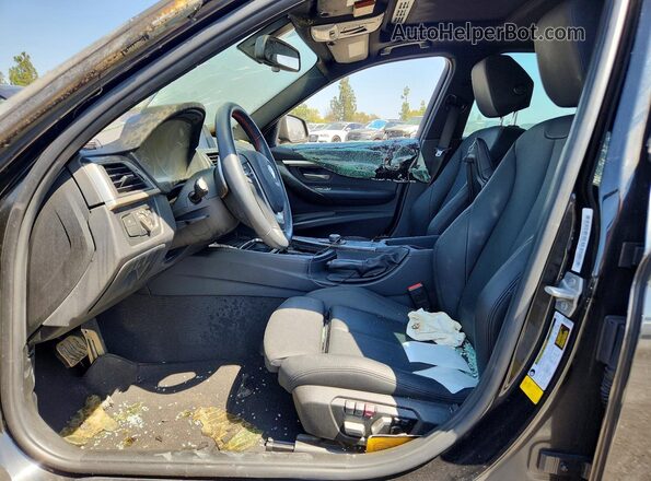 WBA8B9G34HNU55818 2017 BMW 3 SERIES Черный Вид салона спереди