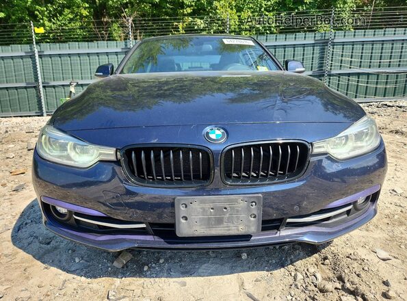 WBA8D9C35HA011614 2017 BMW 3 SERIES Blue წინა ხედი