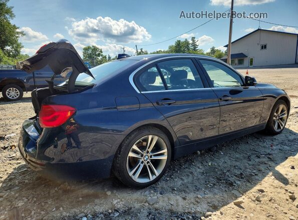 WBA8D9C35HA011614 2017 BMW 3 SERIES Blue უკანა მარჯვენა