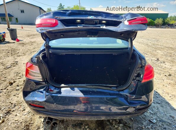 WBA8D9C35HA011614 2017 BMW 3 SERIES Blue უკანა ხედი