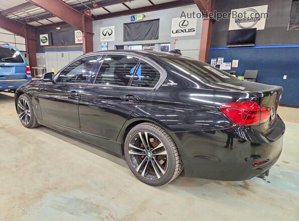 WBA8E1C56JA758760 2018 BMW 3 SERIES Black Tył lewy