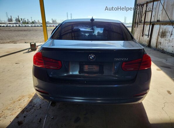 WBA8E1G54GNT99355 2016 BMW 3 SERIES Black Вид ззаду
