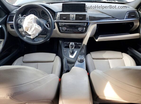WBA8E3C58GK500559 2016 BMW 3 SERIES Black Dashboard view