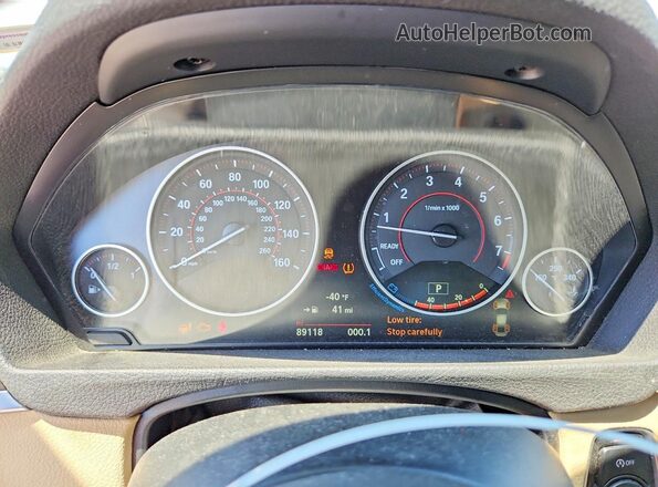 WBA8E3G50GNT75422 2016 BMW 3 SERIES Black Սարքավորումների վահանակի տեսք