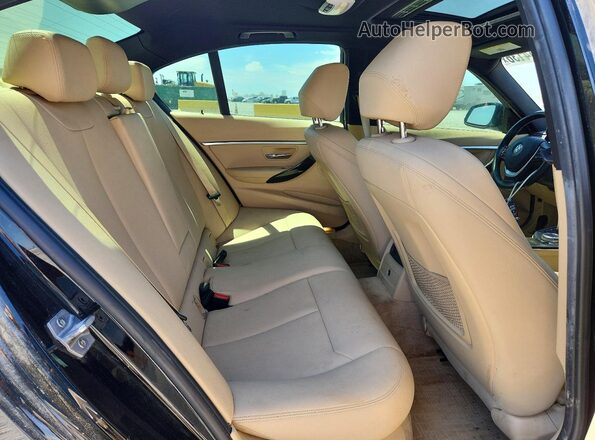 WBA8E3G50GNT75422 2016 BMW 3 SERIES Black Հետևի նստատեղերի տեսք