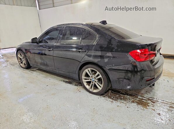 WBA8E3G50GNT78742 2016 BMW 3 SERIES Черный Задняя левая четверть