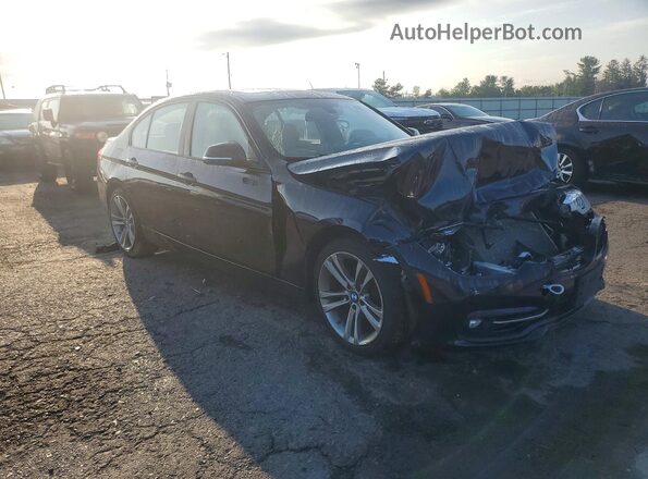 WBA8E3G53GNU04735 2016 BMW 3 SERIES Синий Передняя правая четверть
