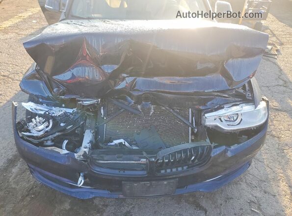 WBA8E3G53GNU04735 2016 BMW 3 SERIES Синий Вид задней части салона