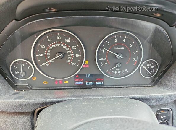 WBA8E9C50GK645792 2016 BMW 3 SERIES White ხელსაწყოთა პანელის ხედი