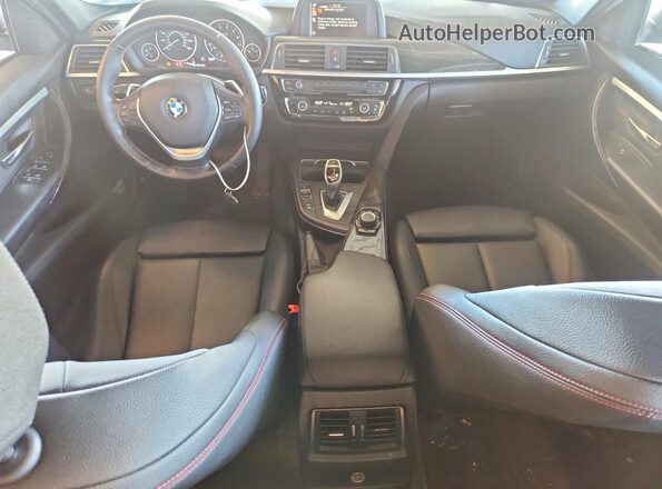 WBA8E9C53GK647939 2016 BMW 3 SERIES Белый Вид панели приборов