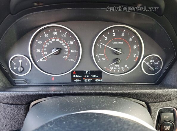 WBA8E9C55GK645562 2016 BMW 3 SERIES Black ხელსაწყოთა პანელის ხედი