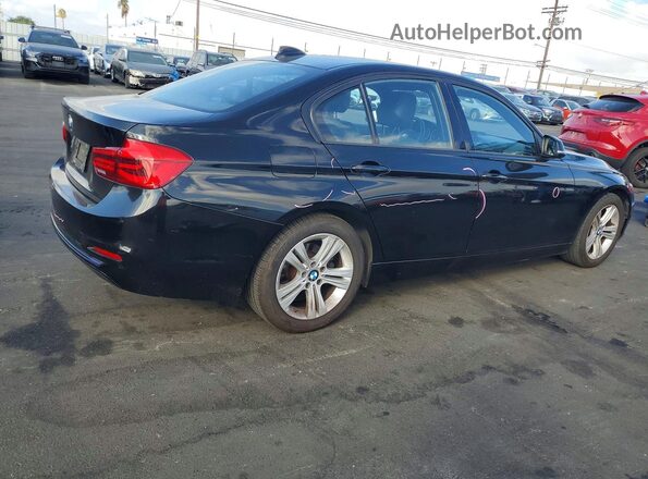 WBA8E9C55GK645562 2016 BMW 3 SERIES Black უკანა მარჯვენა
